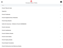 Tablet Screenshot of europeanbook.com